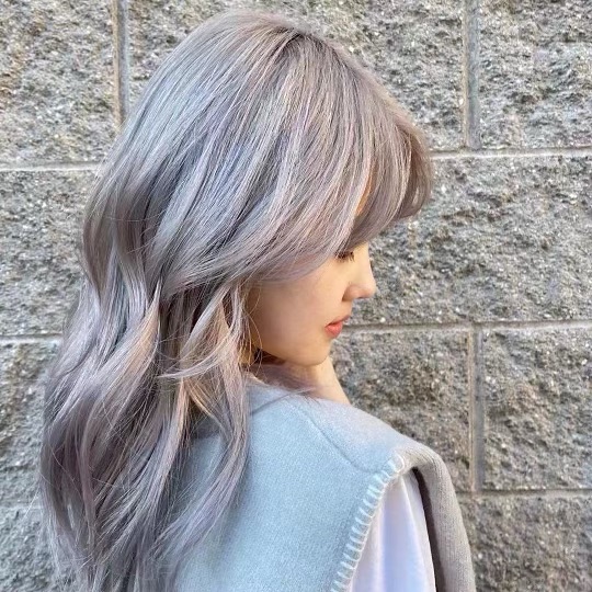 Luxury white ivory hair transformation by award-winning Salon Era Vancouver